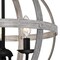 Westinghouse Chandelier 40W 3Lght Stella Mira Antq Ash Mtl Bnd, Matte Black Candelabra 6110400 - alternate 2